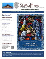 August 23, 2026 - 21st Sunday in Ordinary Time