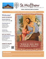 September 27, 2026 27th Sunday in Ordinary Time