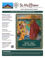 August 9, 2026 - 19th Sunday in Ordinary Time