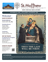 September 20, 2026 - 25th Sunday in Ordinary Time